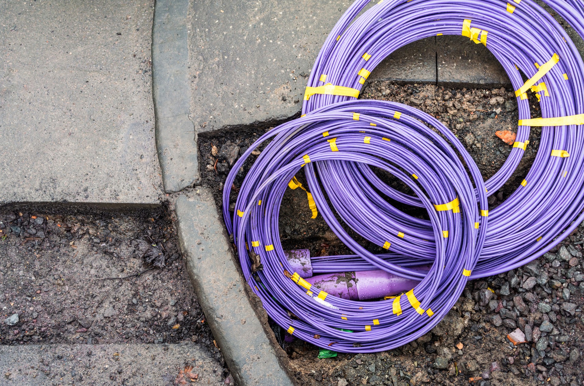 Gigabit broadband - new fiber optic installation