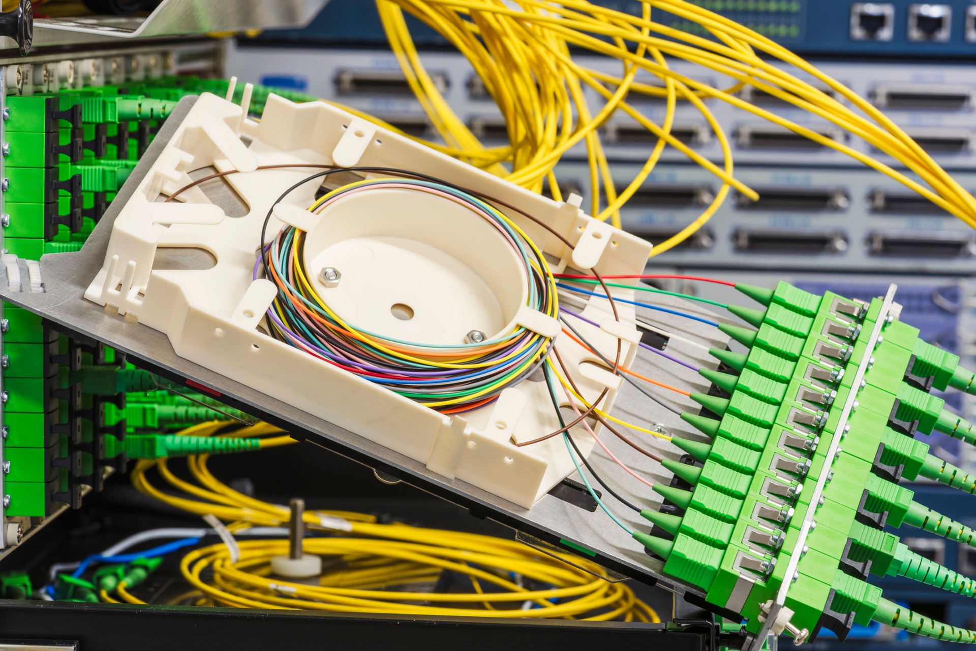 Fiber Optic Distribution Frame in Telecommunication Optical Network